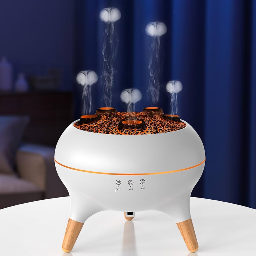 Flame Aroma Diffuser 250ML – Humidifier & Fragrance Diffuser for Home