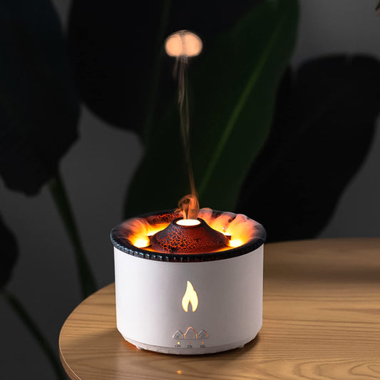 Diffusore di aromi Jellyfish Volcano Flame – Umidificatore e diffusore di fragranze per la casa